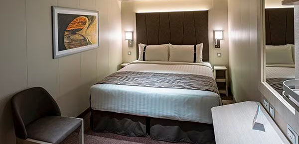 Cabina e camere Msc World Europa dove si sente meno il mare